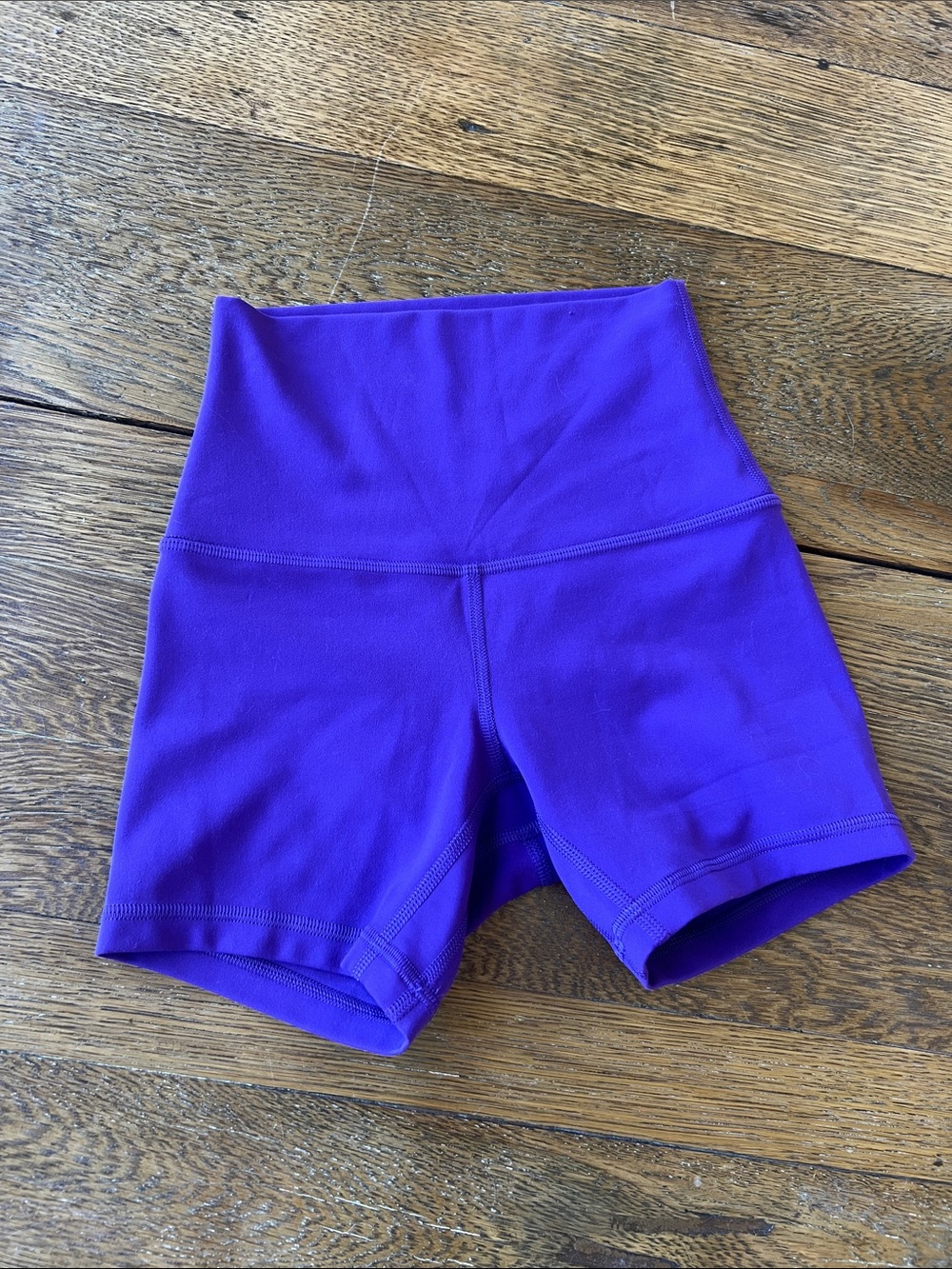 lululemon athletica High-Rise Purple Bike Shorts